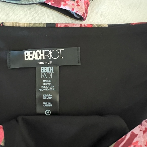 Beach Riot Camilla Top & Chloe Bottom in Fuchsia Orchid sz S - Picture 5 of 6